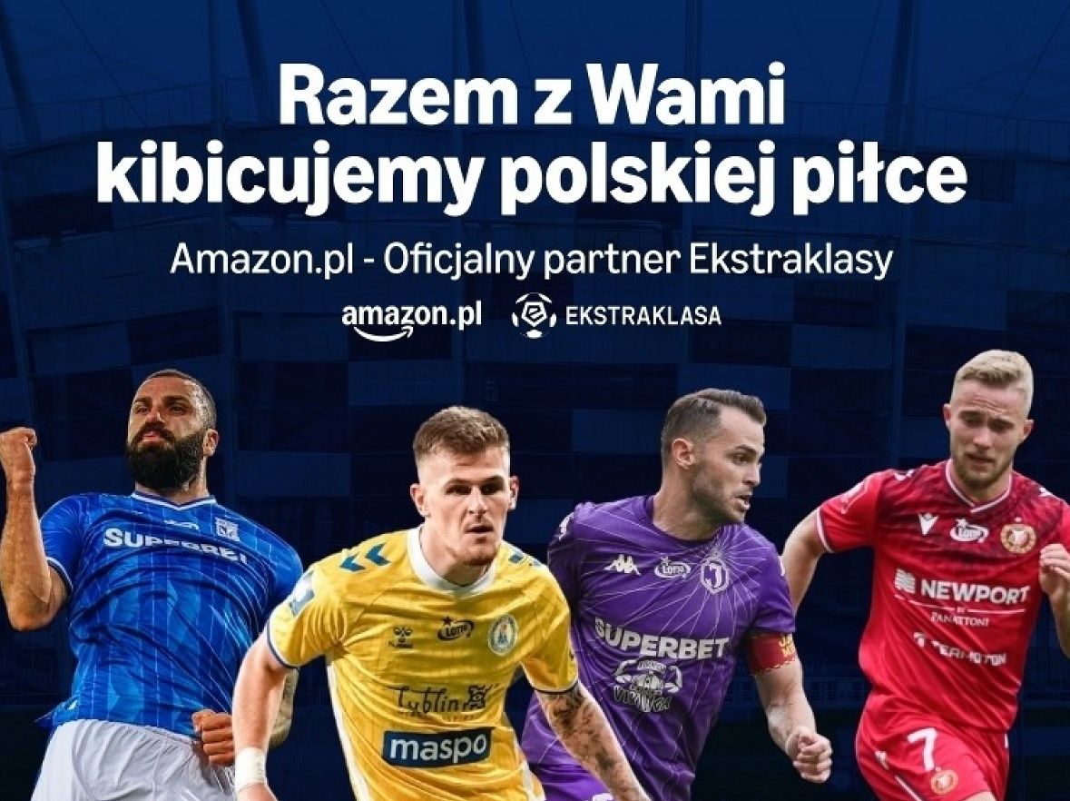 Amazon wchodzi w Polsce w sponsoring sportu. Umowa z Ekstraklasą