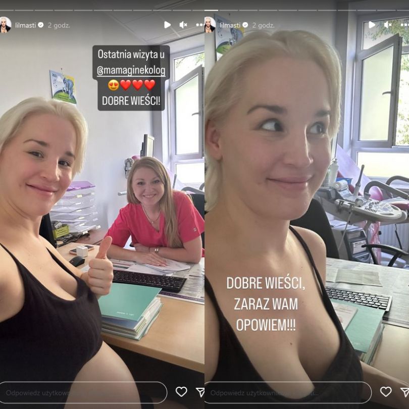 Lil Masti relacjonuje ostatnie chwile przed porodem
