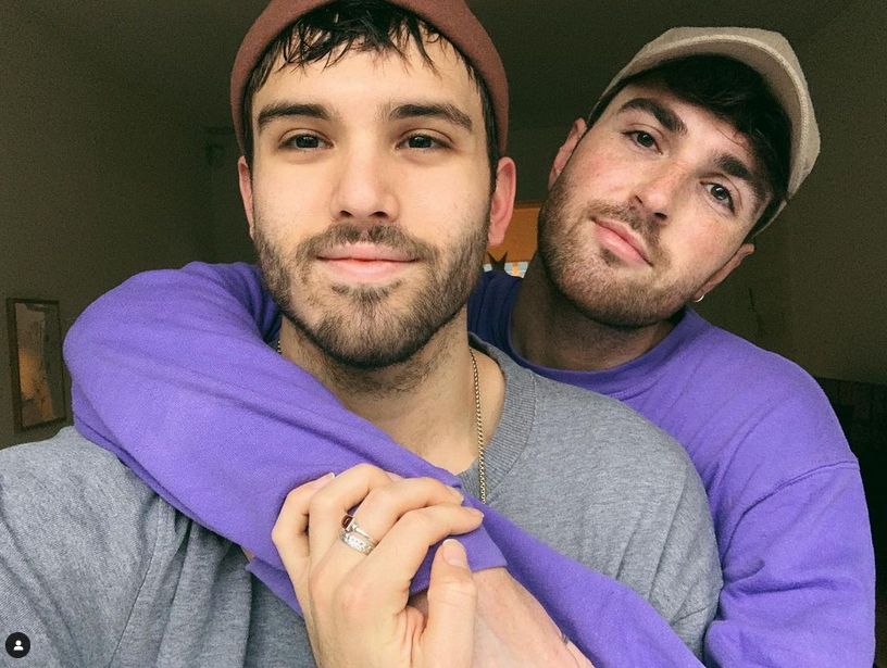 Duncan Laurence i Jordan Garfield