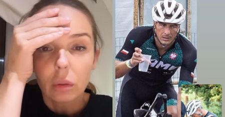 Agnieszka Włodarczyk DRŻY o Roberta Karasia walczącego w 10-krotnym Ironmanie: "Nie mogę sobie wyobrazić, CO ON CZUJE"
