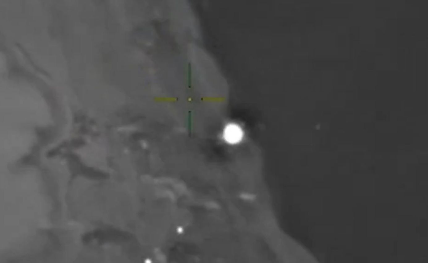 Jeden atak, trzy trafione cele. Ukraińcy pokazali nagranie