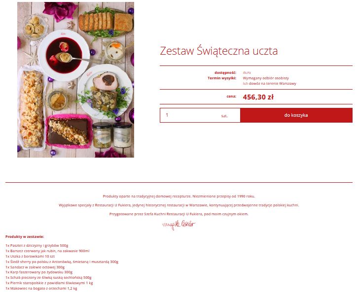 Ceny u Magdy Gessler. 