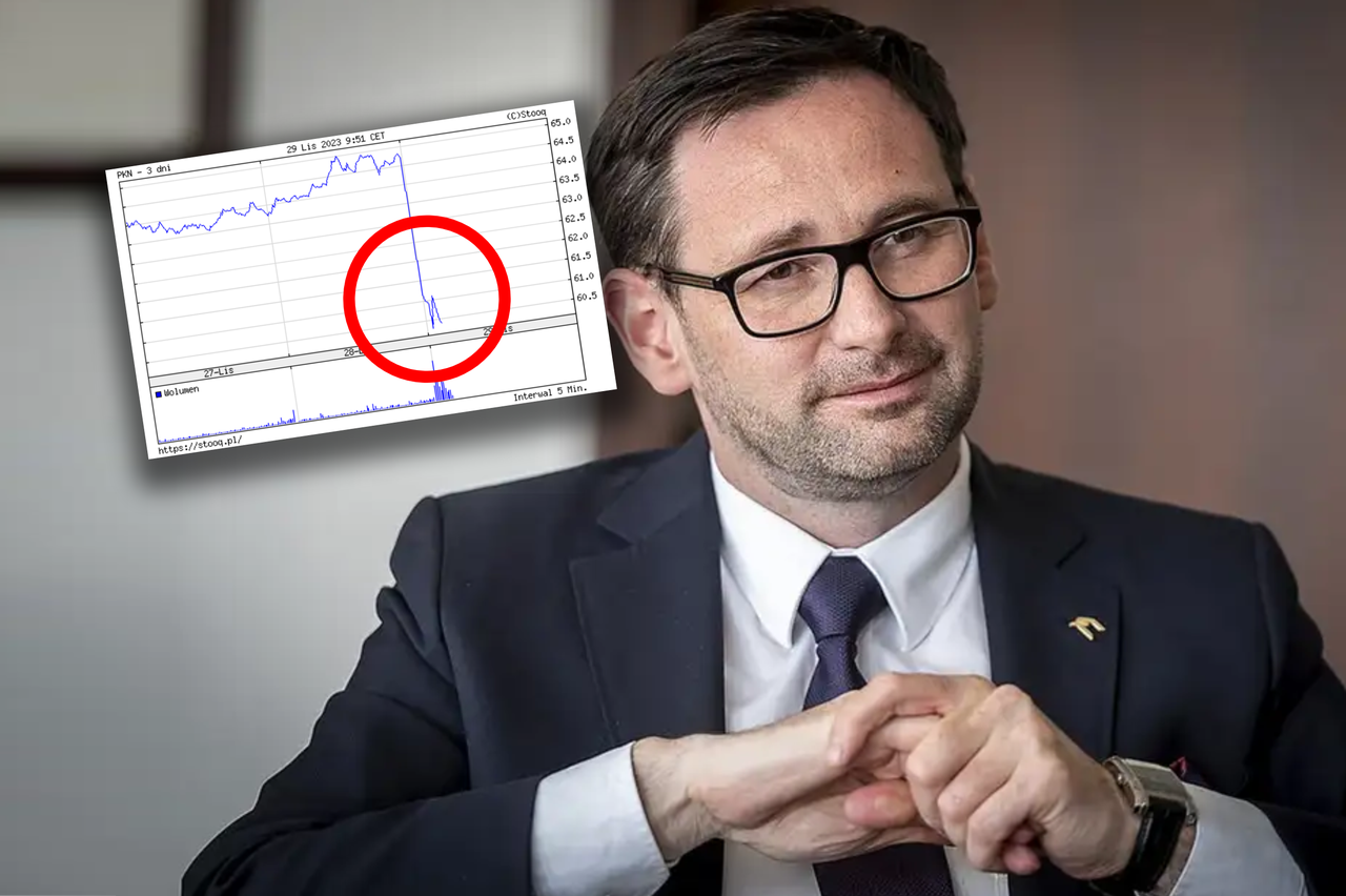 Rząd Tuska wyciągnie z Orlenu 15 mld zł? Tąpnięcie na giełdzie