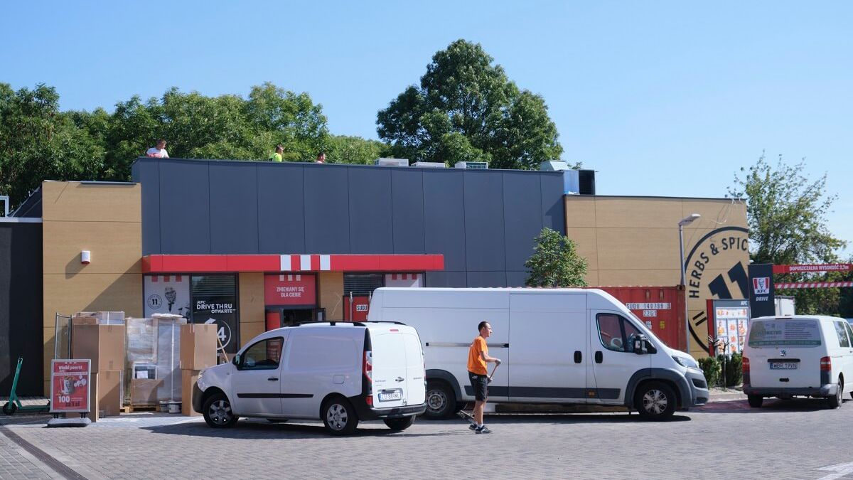 KFC Circle K przy al. Tysiąclecia w Lublinie