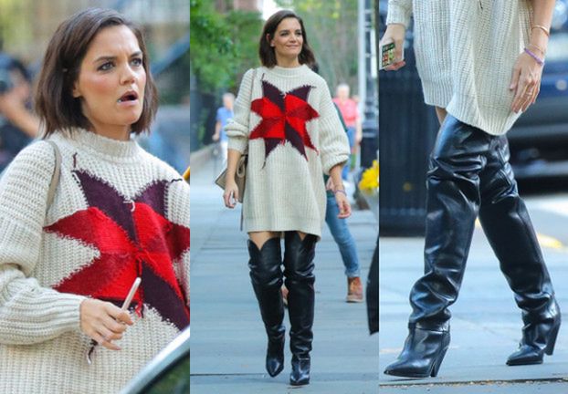 39-letnia Katie Holmes chwali się wątpliwym wyczuciem stylu