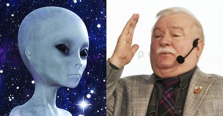 Lech Wałęsa straszy kosmitami: "Wyższa cywilizacja przyjeżdża UF-ami. Jak zagrozimy atomem, oni nas PRZETNĄ NA PÓŁ, ZIEMIA SIĘ ZWINIE"
