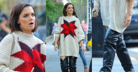 39-letnia Katie Holmes chwali się wątpliwym wyczuciem stylu