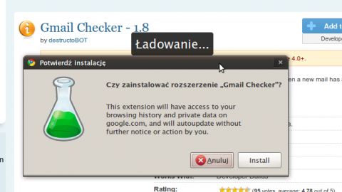 Powiadomienie o nowych mailach w Google Chrome 1