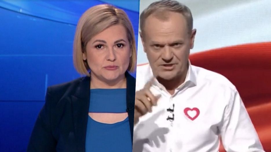 "Wiadomości" nie odpuściły Donaldowi Tuskowi