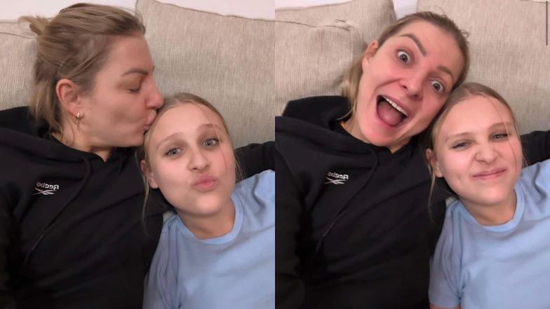 Magdalena Narożna z córką