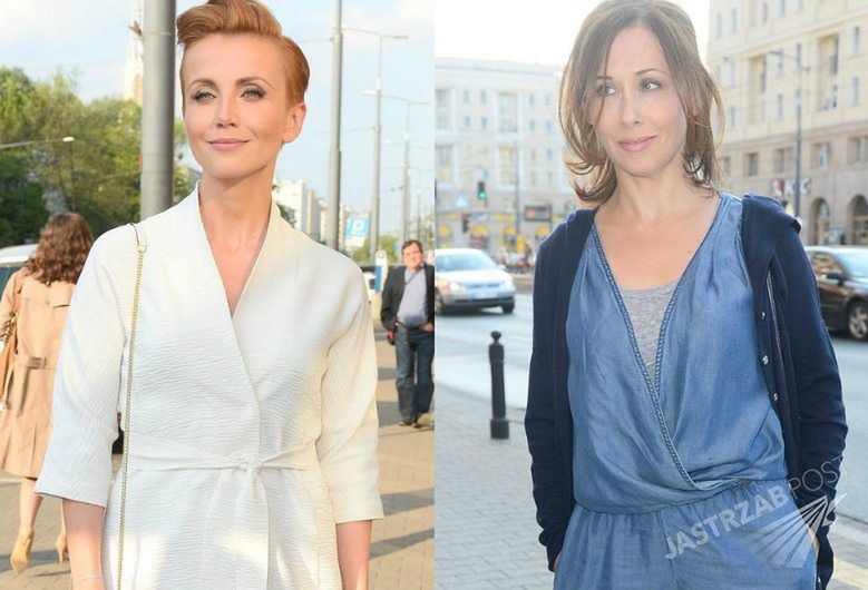 Jolanta Fraszyńska w błękicie, a Katarzyna Zielińska w bieli na premierze płyty [zdjęcia]