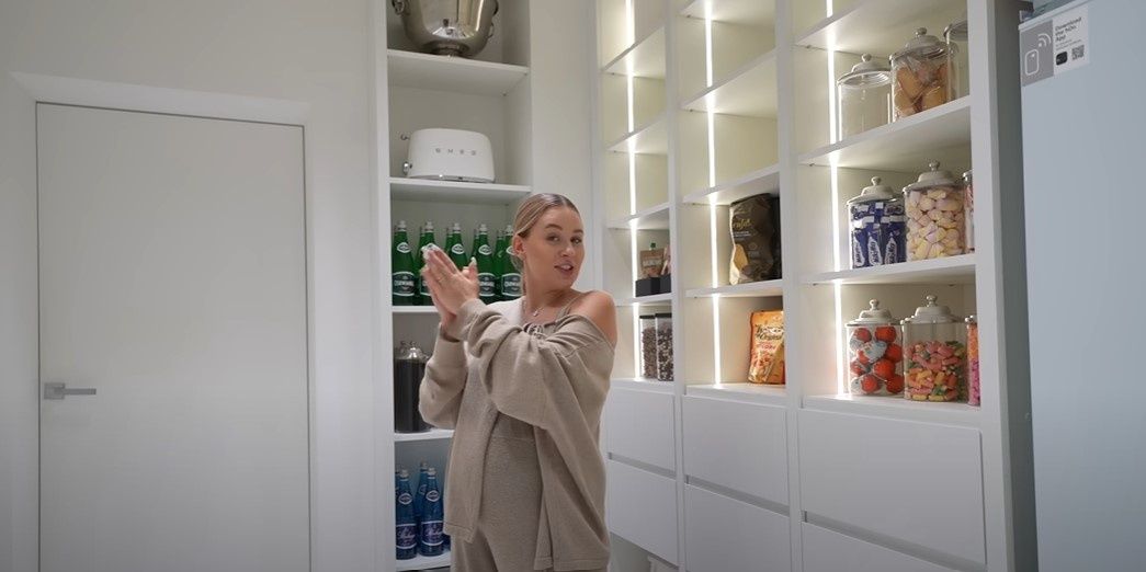 Andziaks pokazała spiżarnię