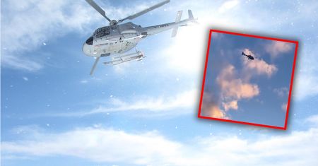 Szok na Podhalu. Milioner przyleciał helikopterem po ryby