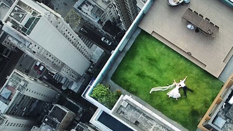 Zdjęcie lotnicze przypadkowej pary stało się hitem Internetu 1