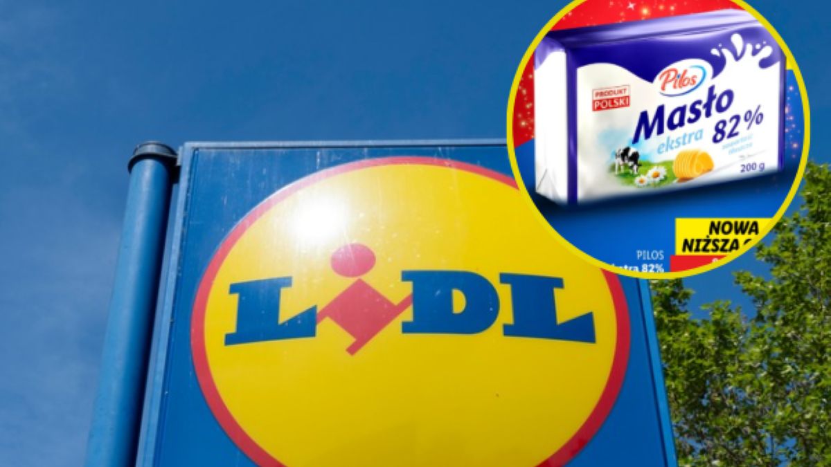 Lidl obniża ceny masła
