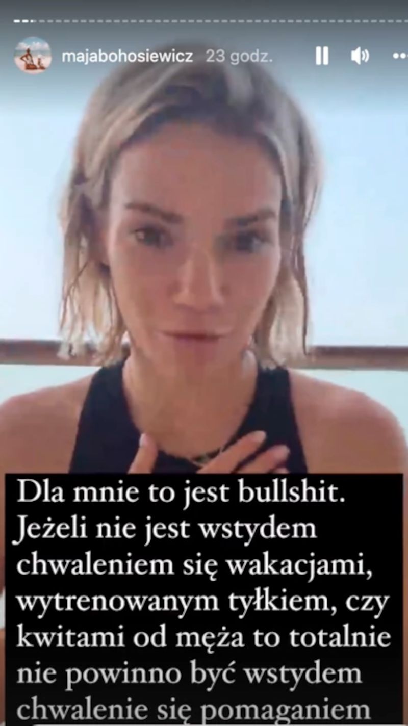 Maja Bohosiewicz o "chwaleniu" się pomocą Ukraińcom 