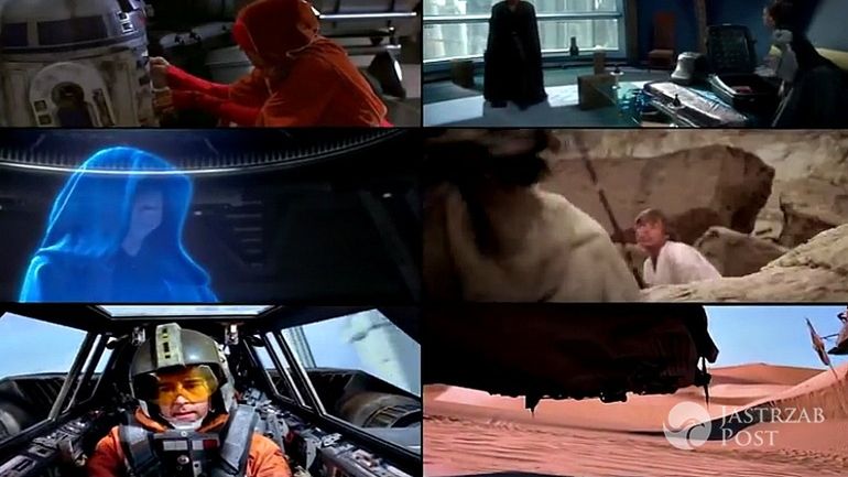 Wszystkie częsci "Gwiezdnych Wojen" na jednym filmie