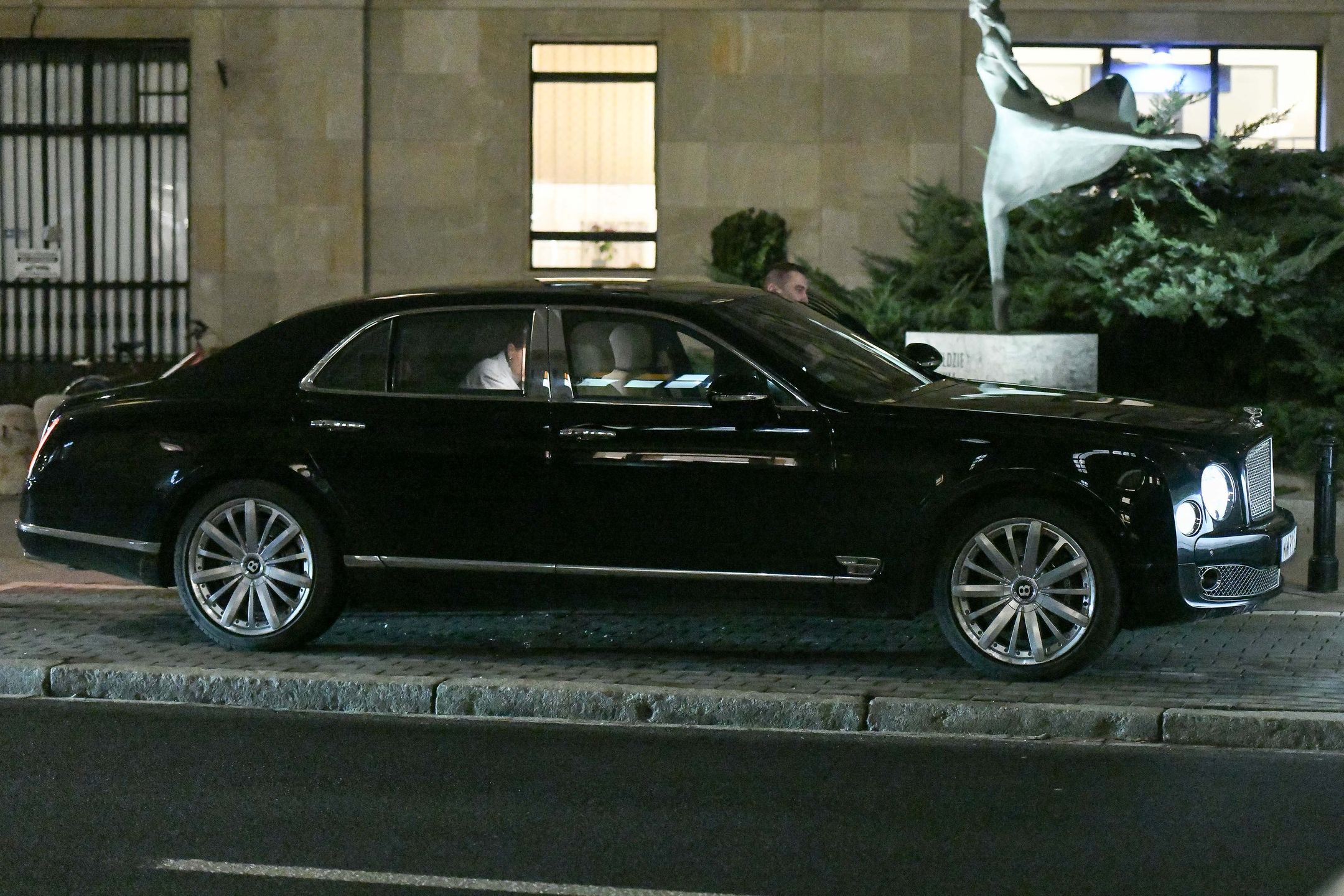 Joanna Przetakiewicz korzysta z uprzejmości szofera