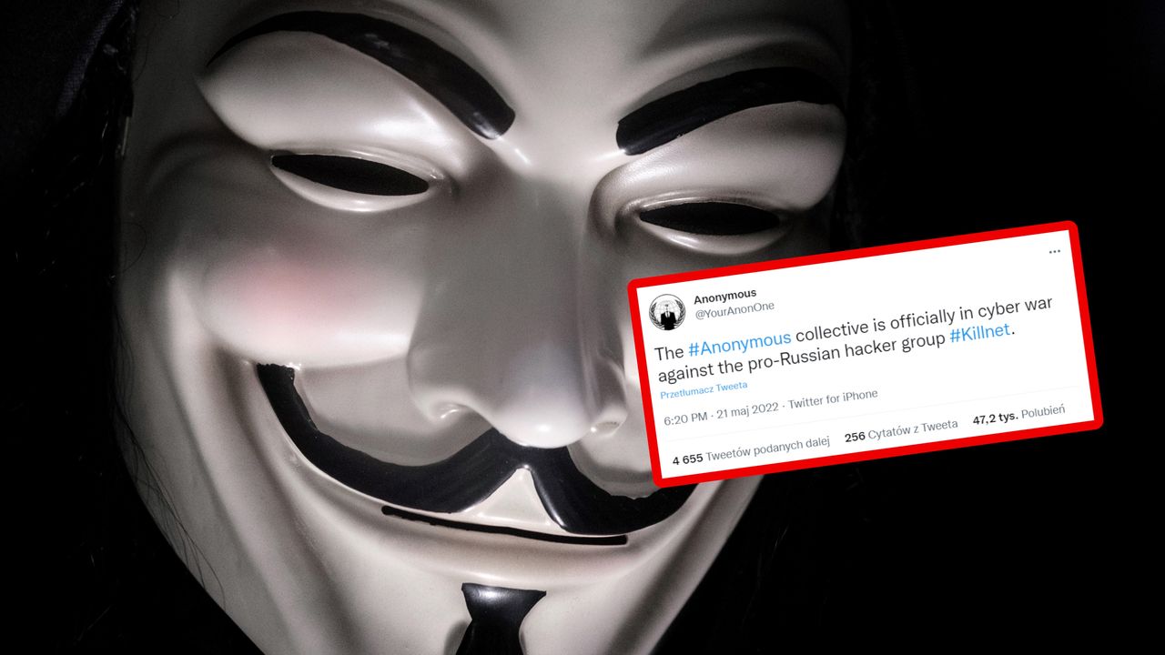 Anonymous w akcji. Walczą z prorosyjską grupą hakerów - Anonymous wypowiedzieli cyberwojnę grupie Killnet