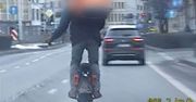 Wrocław: Niebezpieczna jazda na monocyklu elektrycznym zakończona mandatem