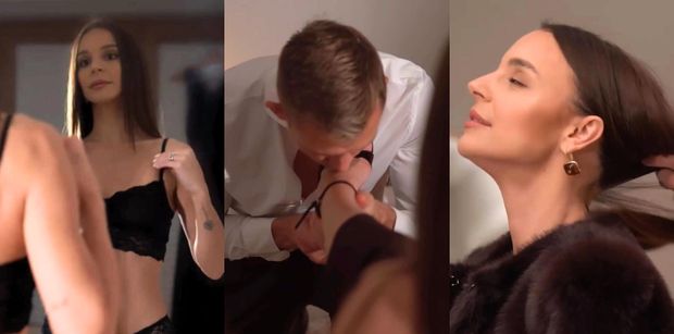 Rzeźniczakowie reklamują erotyczny kalendarz adwentowy: Paulina w bieliźnie, Jakub całujący jej stopy... (ZDJĘCIA)