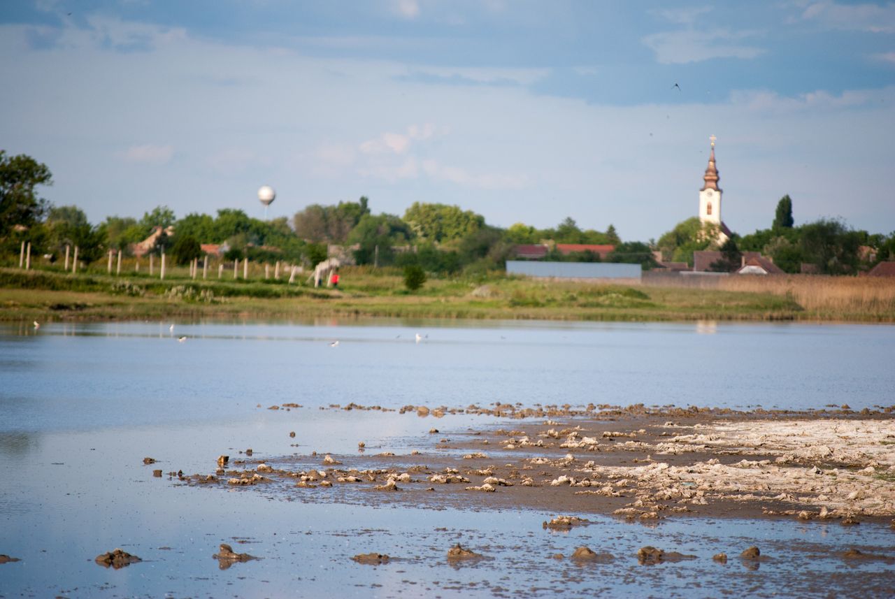 This is how Lake Rusanda looked before the rest of the water evaporated.