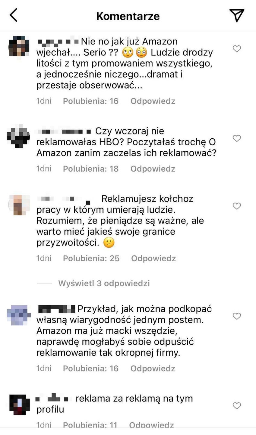 Julia Wieniawa krytykowana przez internautów