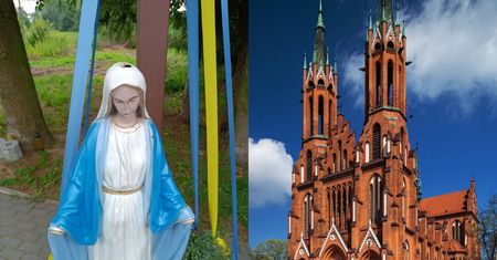 Pluł na krzyż, wydłubał oczy figurze. Zatrzymano sprawcę