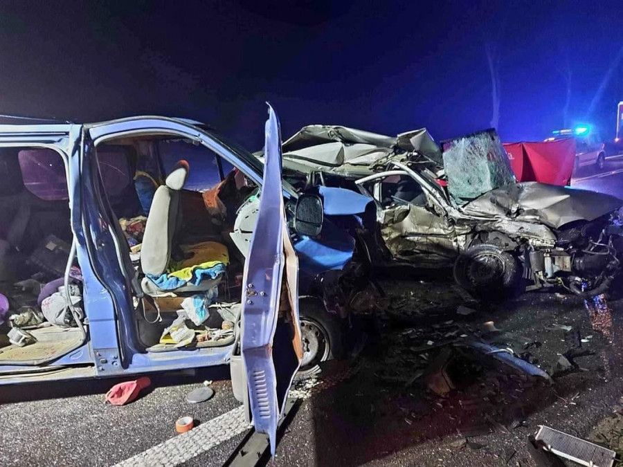 Tragiczny wypadek w Kisielewie na krajowej 10. Policja szuka świadków