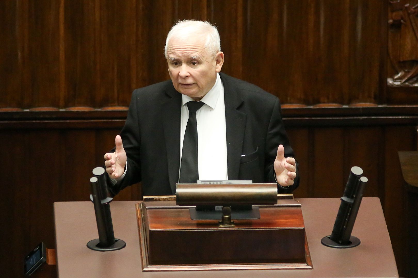 Prezes PiS Jarosław Kaczyński