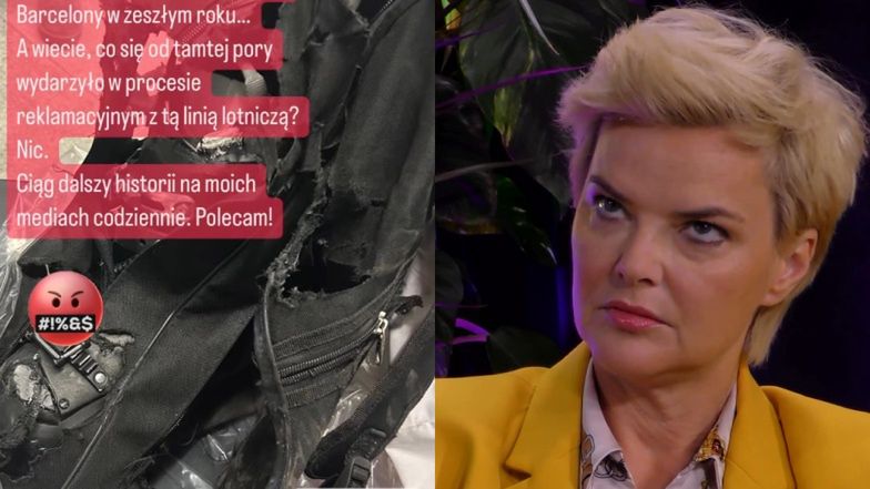 Monika Richardson od ponad roku WOJUJE z tanią linią lotniczą. Pokazała ZNISZCZENIA i maile: "Oszuści"