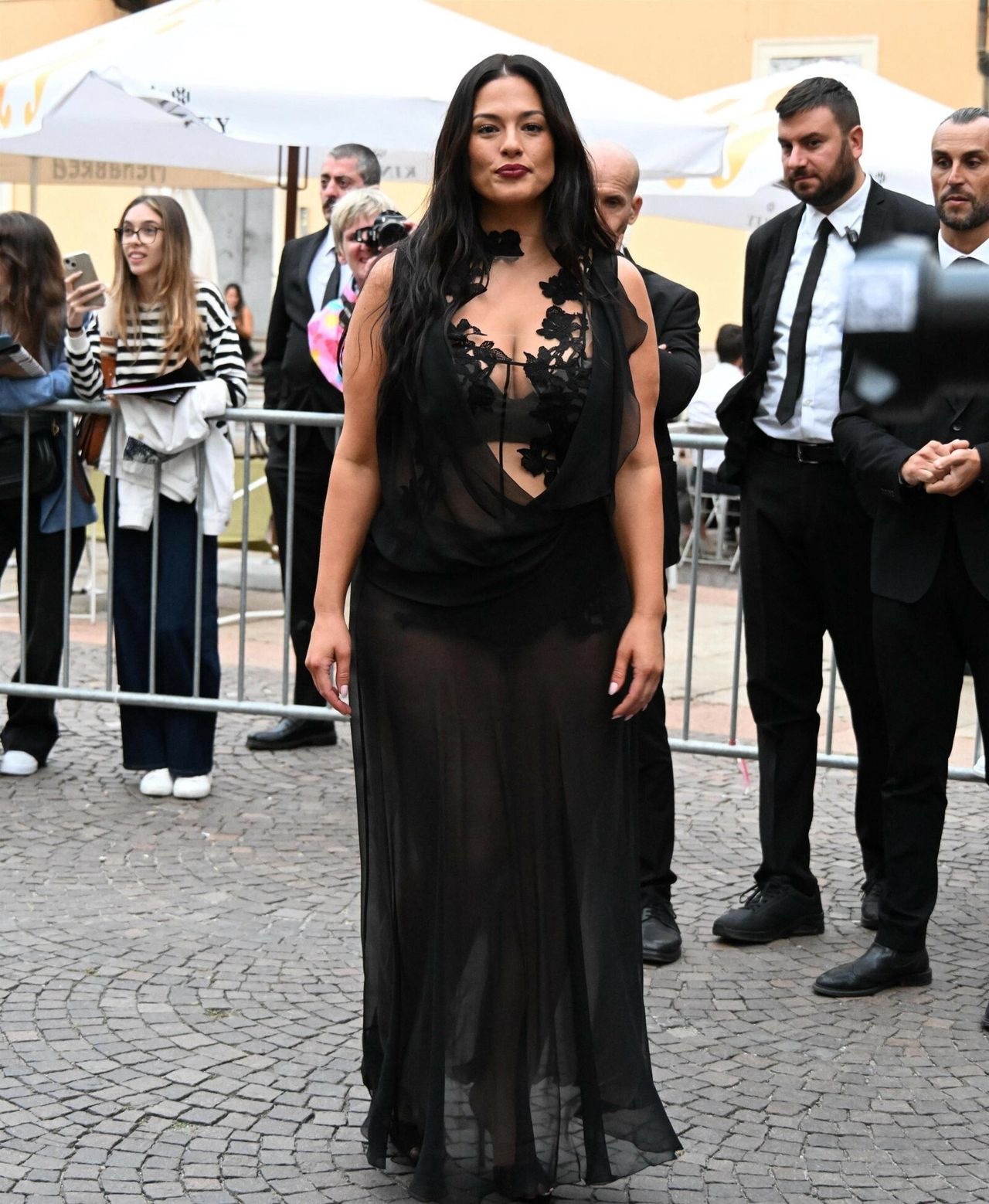 Ashley Graham at Fashion Week in Milan