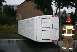 Tarnowskie Góry. Blisko tragedii. Nie ustąpił pierwszeństwa, uderzył w busa