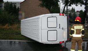 Tarnowskie Góry. Blisko tragedii. Nie ustąpił pierwszeństwa, uderzył w busa