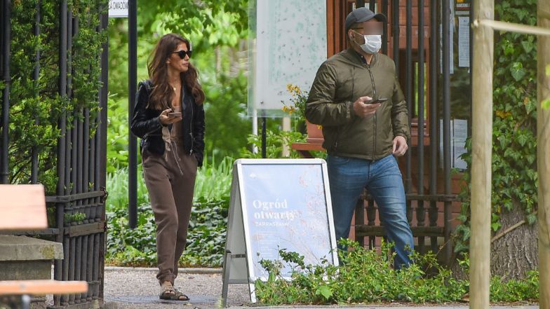 Weronika Rosati z tajemniczym mężczyzną