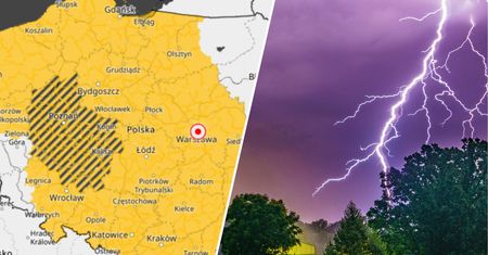 Front idzie z zachodu na wschód. Alerty prawie w całej Polsce