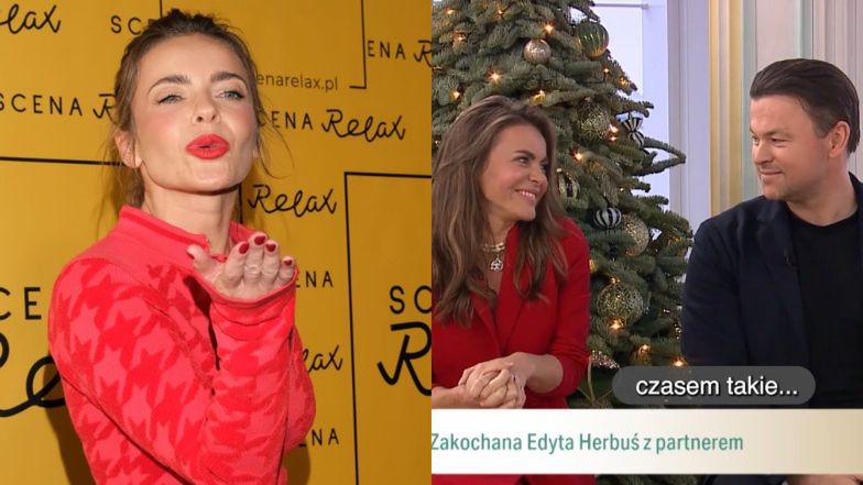 Edyta Herbuś jest wyraźnie szczęśliwa w związku z Bukowieckim