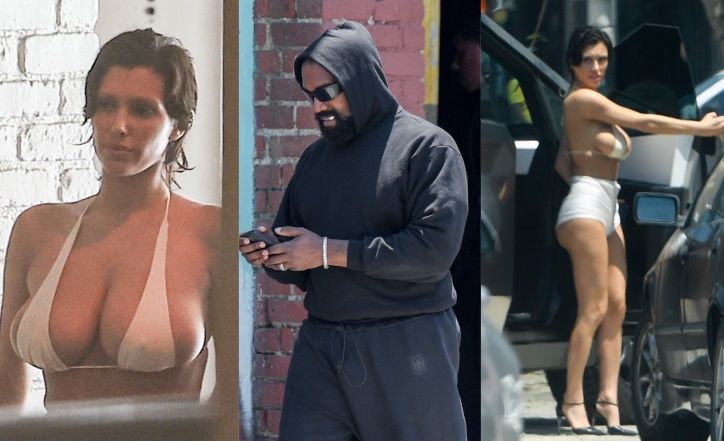 Kanye West i Bianca Censori na lunchu