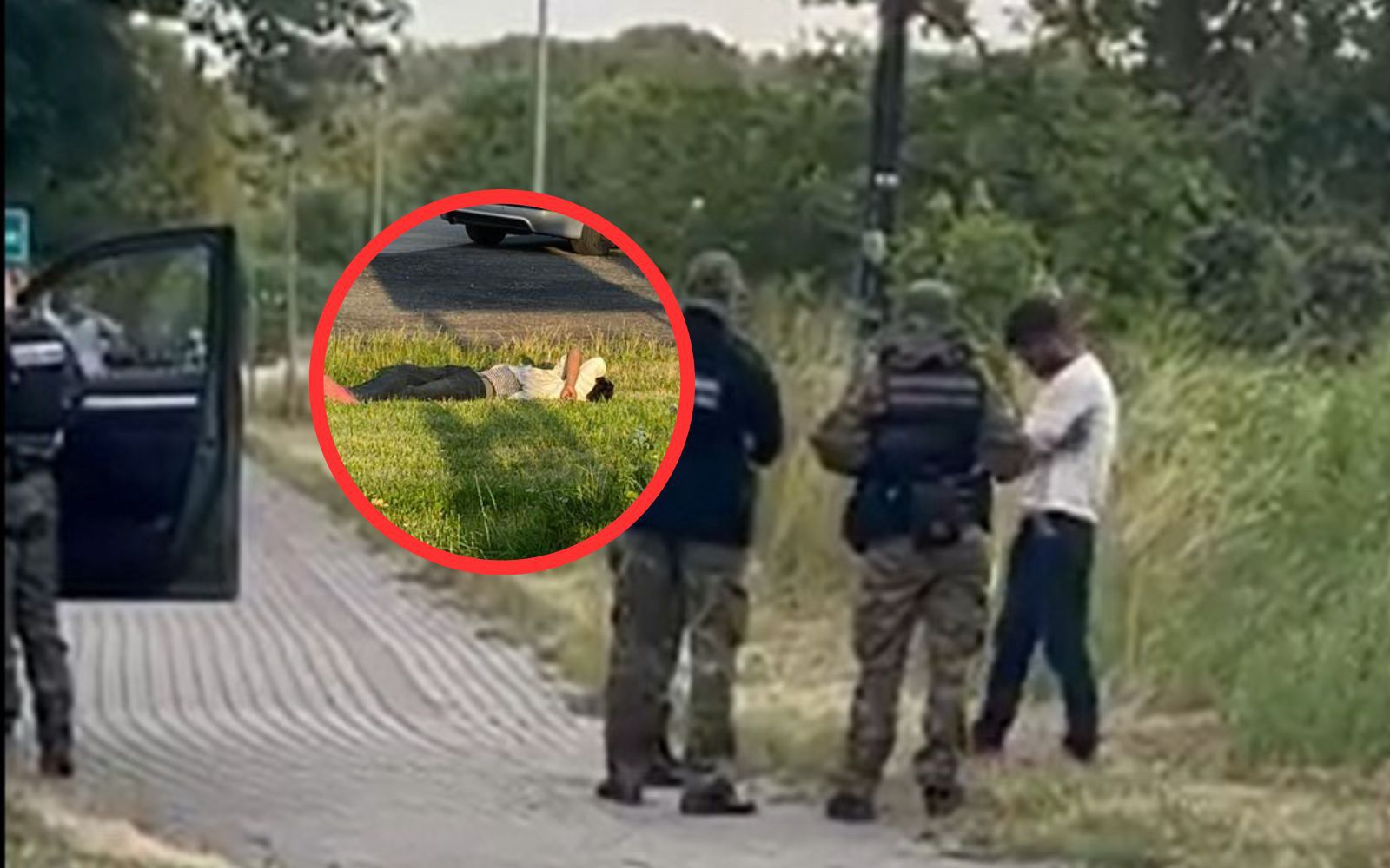 Zdjęcia z Porajowa. Straż Graniczna mówi, kim jest obcokrajowiec