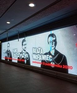 Warszawa. Nietypowa akcja w metrze. "Żądamy przywrócenia do pracy niezależnych sędziów"