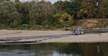 Samurai utknął w Sole. Policjanci wypisali mandat