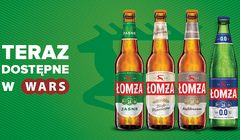 Piwo Łomża w wagonach Warsa