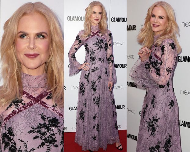 Nicole Kidman pozuje w kwiecistej sukience