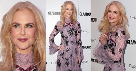 Nicole Kidman pozuje w kwiecistej sukience