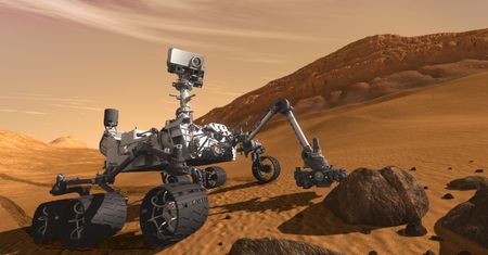 Łazik Curiosity wykonał interesujące zdjęcia chmur na Marsie