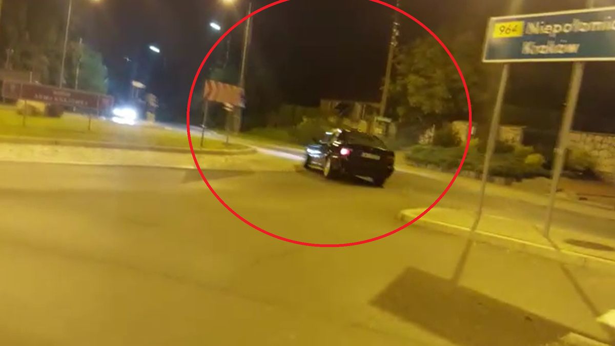 Kierowca został nagrany przez świadka
