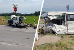 Wjechał wprost pod pociąg. Dramat na przejeździe