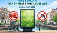 Koniec reklam mięsa i paliw kopalnych. Amsterdam wprowadza zakaz