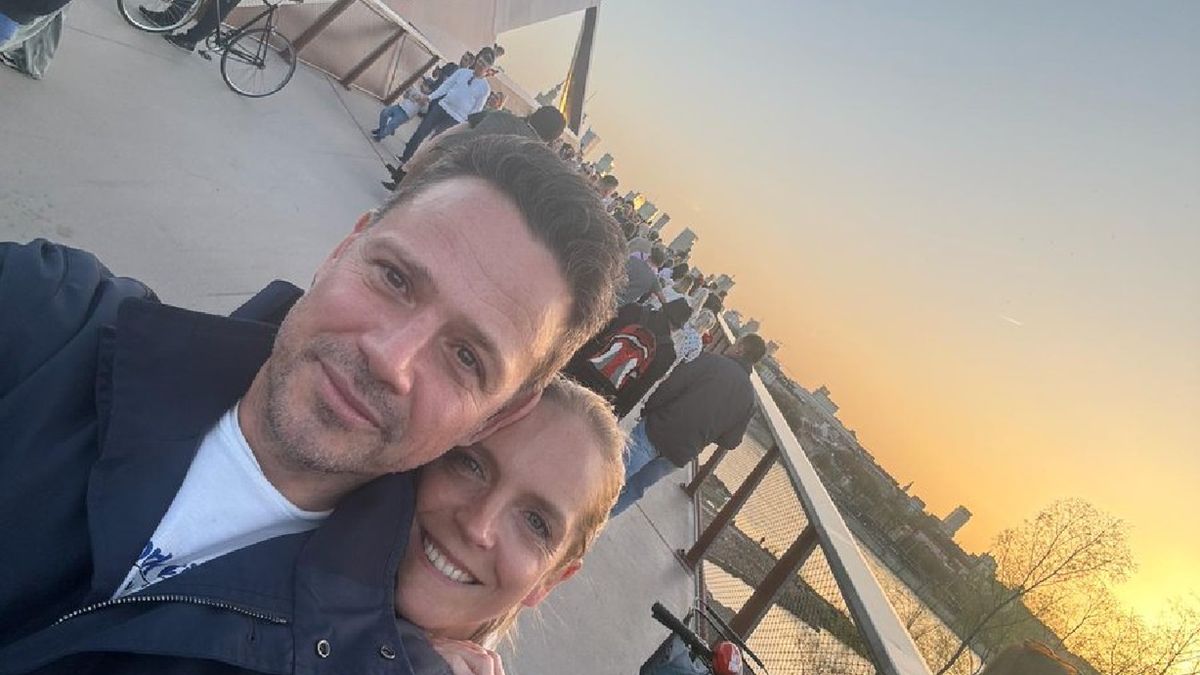 Rafał Trzaskowski wybrał się z żoną w weekend, żeby zobaczyć nowo otwarty most