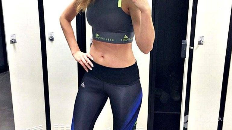 Klaudia Halejcio pokazała płaski brzuch